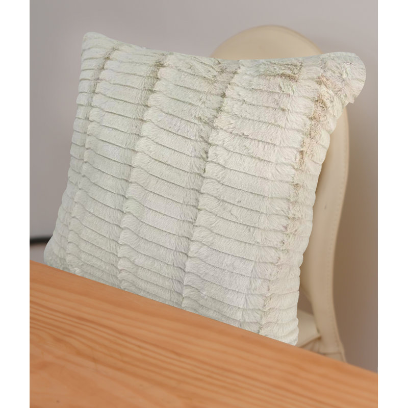 Madison Faux Fur Throw Pillow