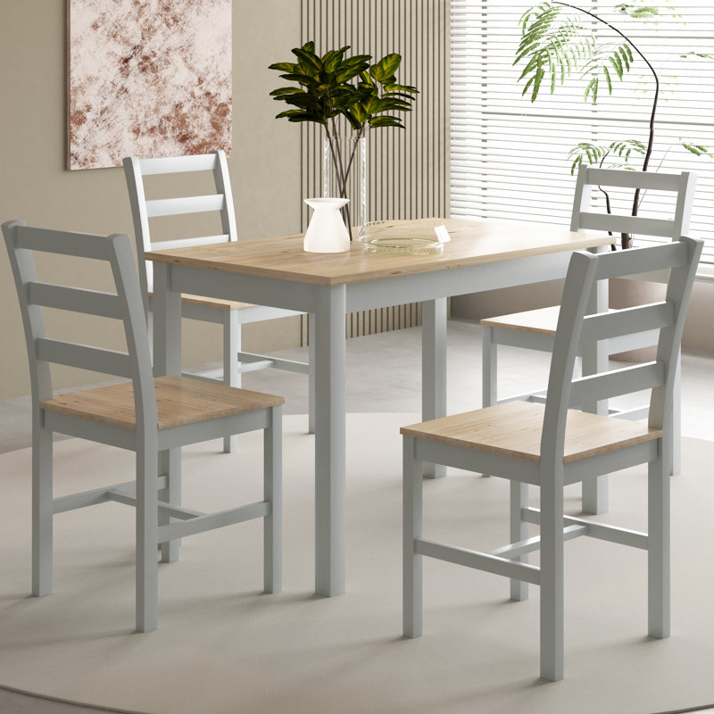 Odonnell 4 - Person Dining Set, Natural
