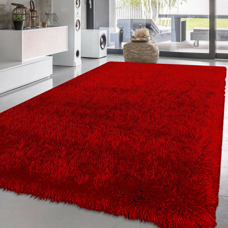 Braided Solid Colour Area Rug, Rectangle 160 x 230cm