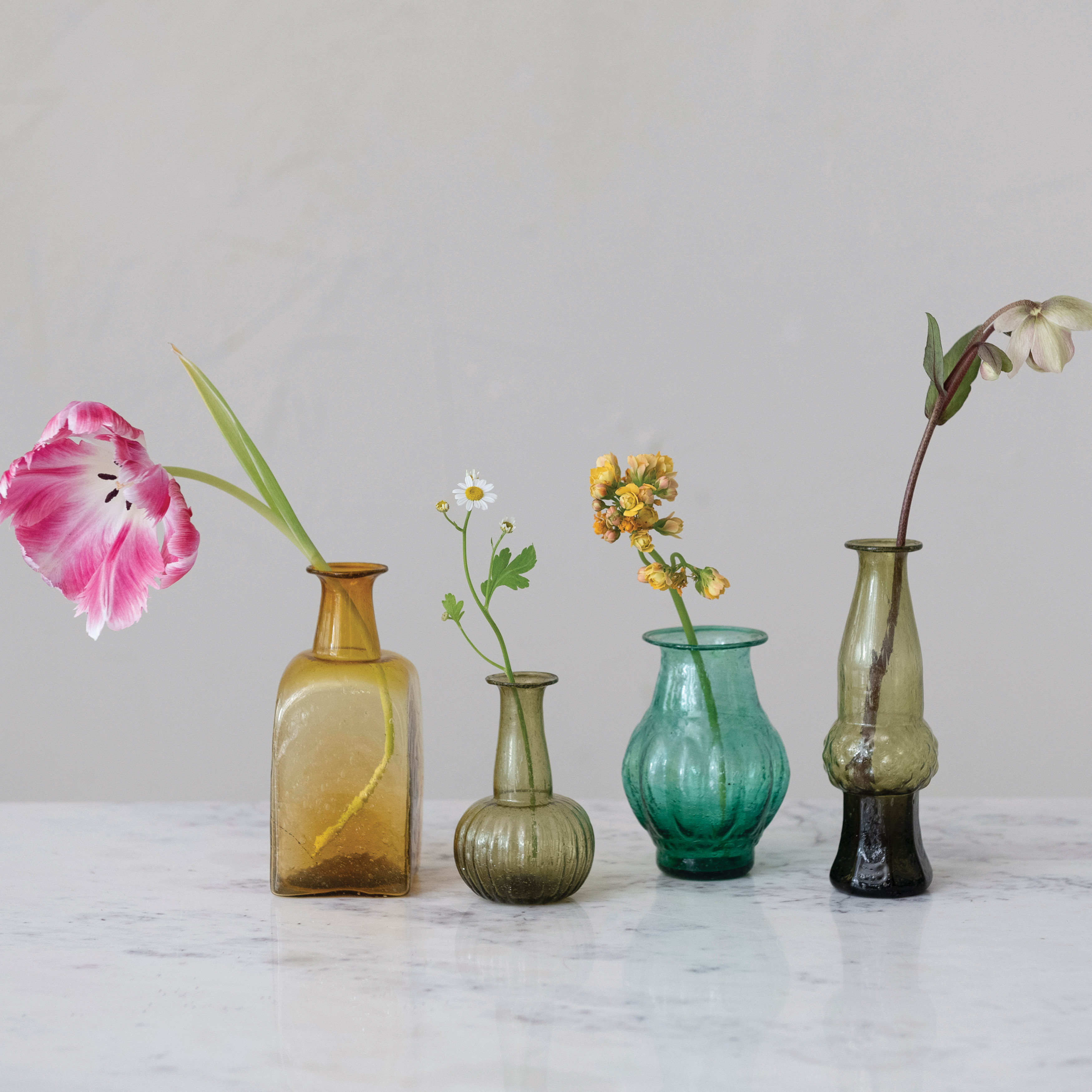 Bungalow Rose Various Decorative Hand Blown Glass Vases Wayfair