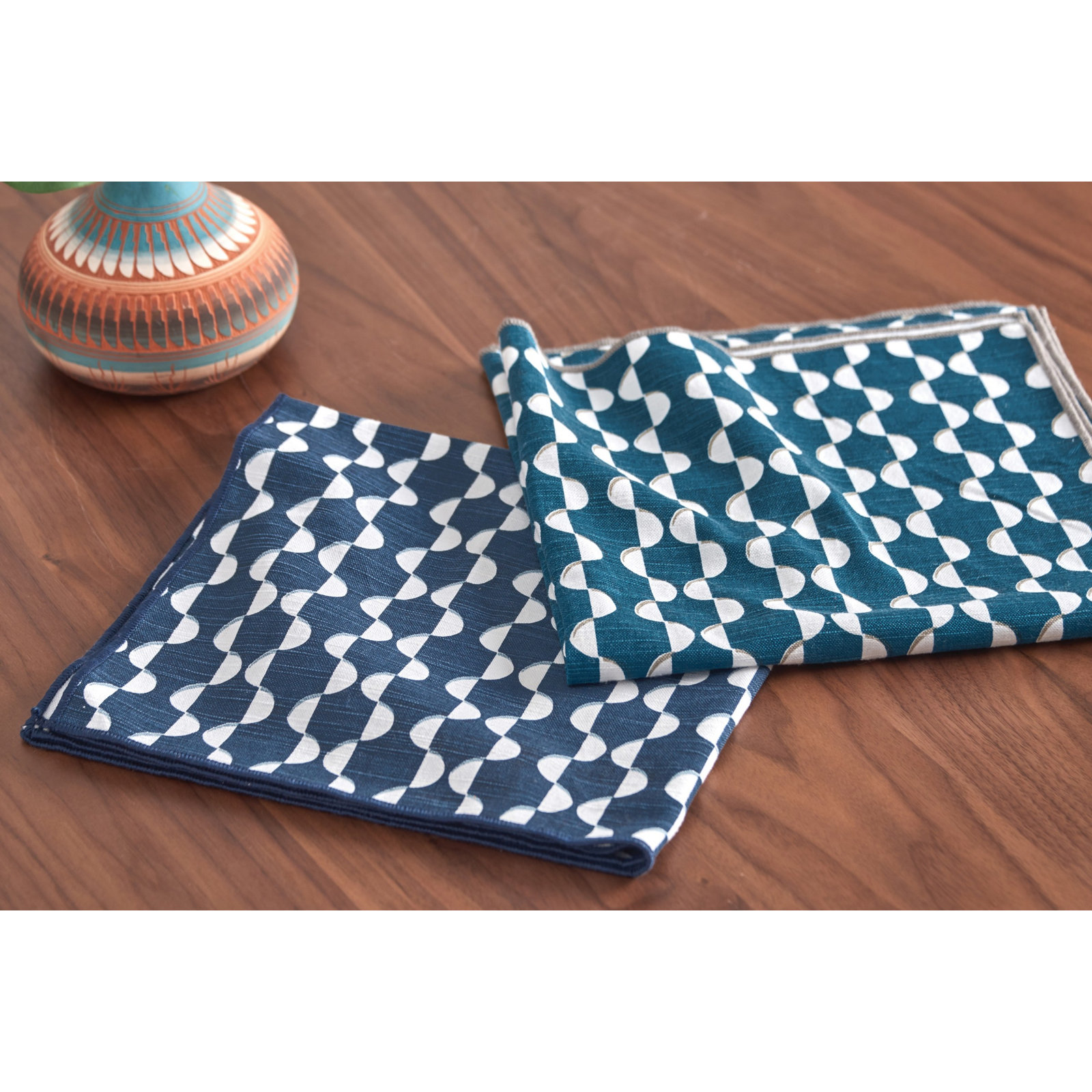 Shari Cotton Napkin, Navy