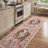 Gemini Oriental Machine Washable Red Indoor Area Rug with Non-Slip Backing-615691285-615872978