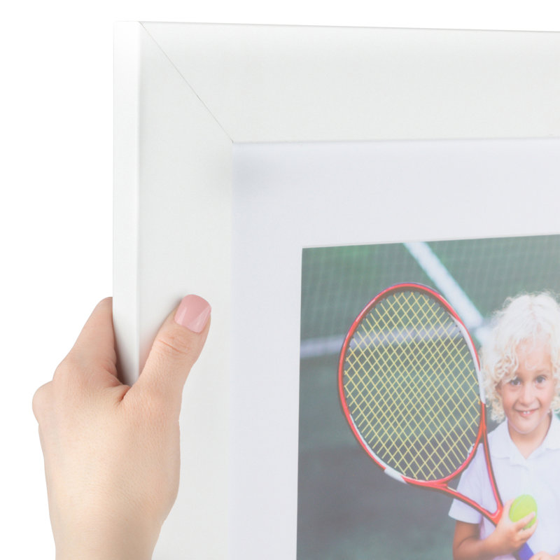Tomblin White Matte Picture Frame, 8.5" x 14"
