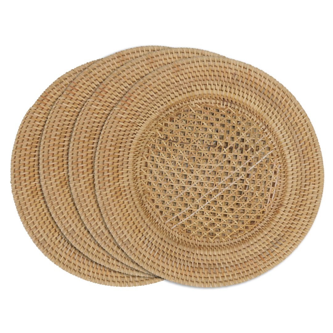 Hicklin Sousplat 13" Charger (Set of 4) Bungalow Rose 