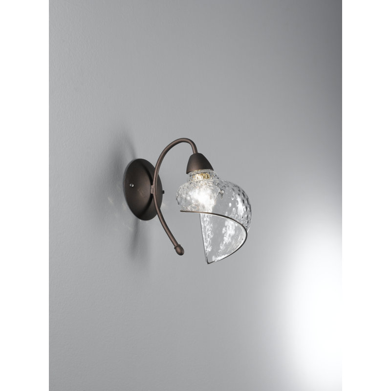 Chiocciola Armed Sconce, Clear Baloton