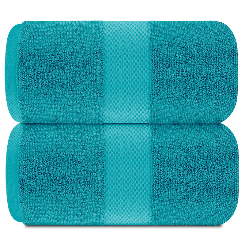 Drap de bain 100% coton Aldemar, Turquoise