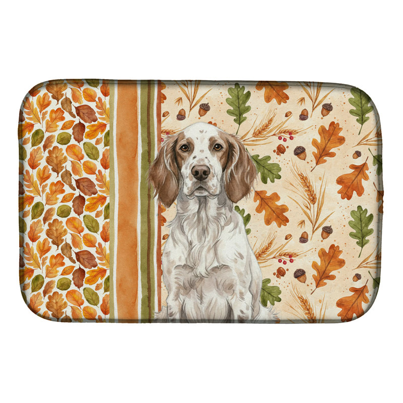 Tapis de séchage d'automne Grass Belton English Setter Heirloom