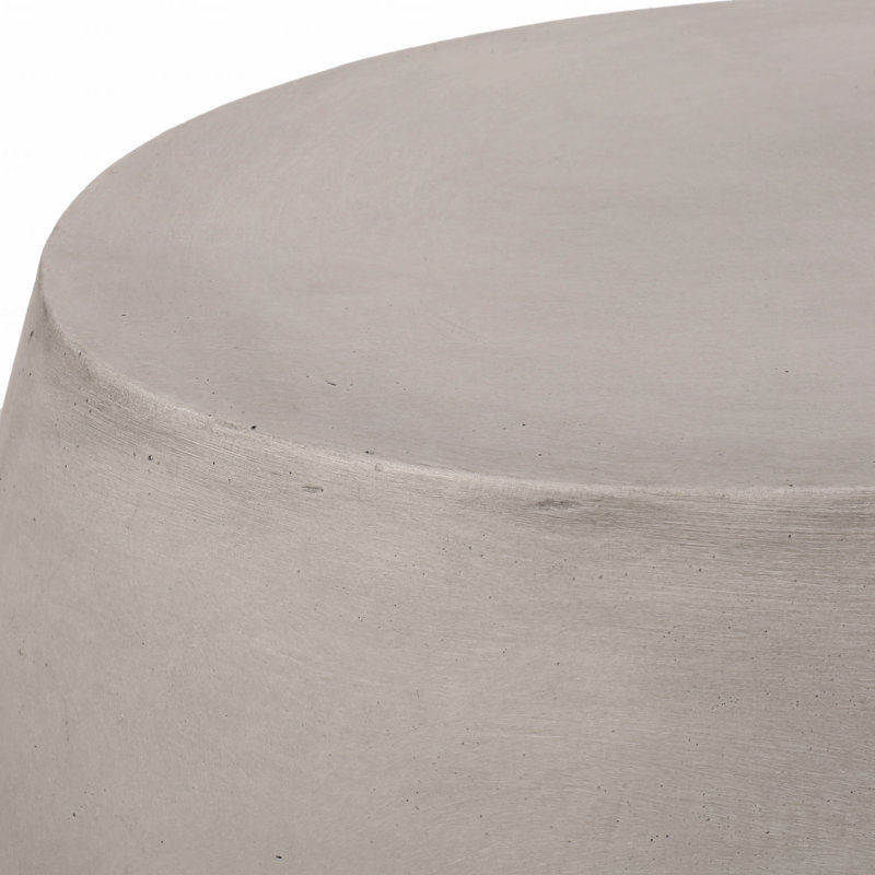 Outdoor Lightweight Concrete Side Table