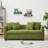 78" Cloud Velvet 3-seater Sofa With Pull-out Bed-114281276