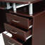 Bureau d'ordinateur avec rangement Techni-110644328