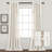Cotton Blend Semi Sheer Curtain Pair-697276892