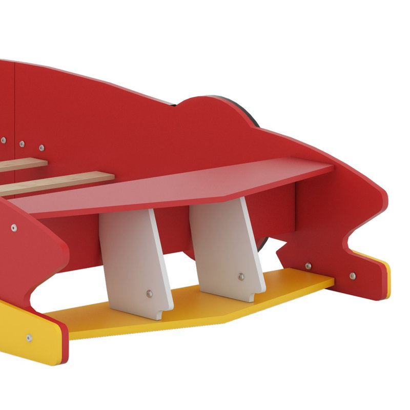 Lit plateforme avec roulettes Race, Rouge