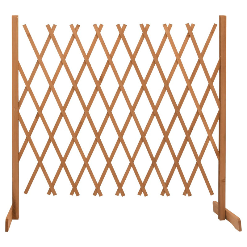 Broumov Wood Fence Panels, 100cm H x 180cm W, Orange