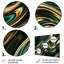 «Sweet Emerald Gold Flows», impression sur toile encadrée-344433431-344433426