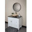 Lavabo de salle de bain circulaire en pierre 16,5 po Eden Bath