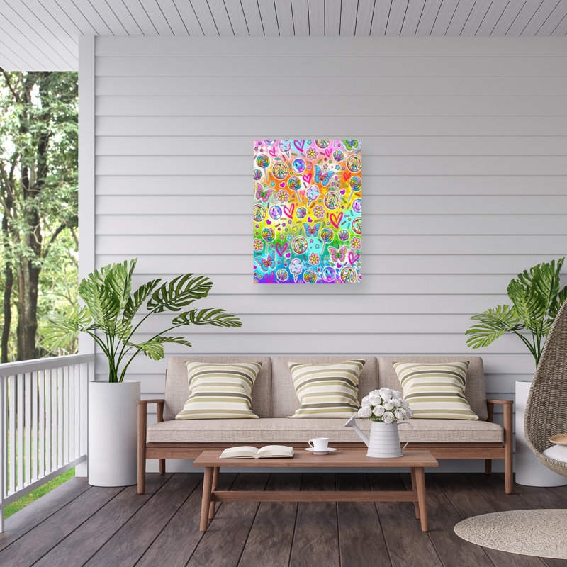 Jess Stempel Fun Things Outdoor  Canvas, 35" H x 47" W