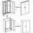 25.63'' Wide 2 - Shelf Storage Cabinet-1444631644