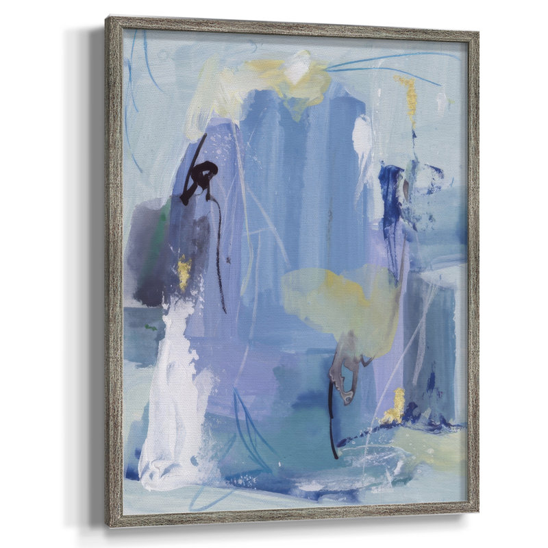 The Whispering Sea II, reproduction encadrée - bois massif, H 11 po x l 9 po