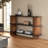 Creative elliptical open storage console table-449822562