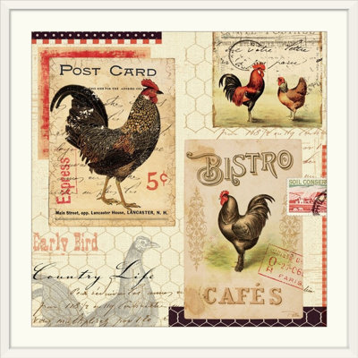 « i », reproduction d’impression pelletier Rooster Farm