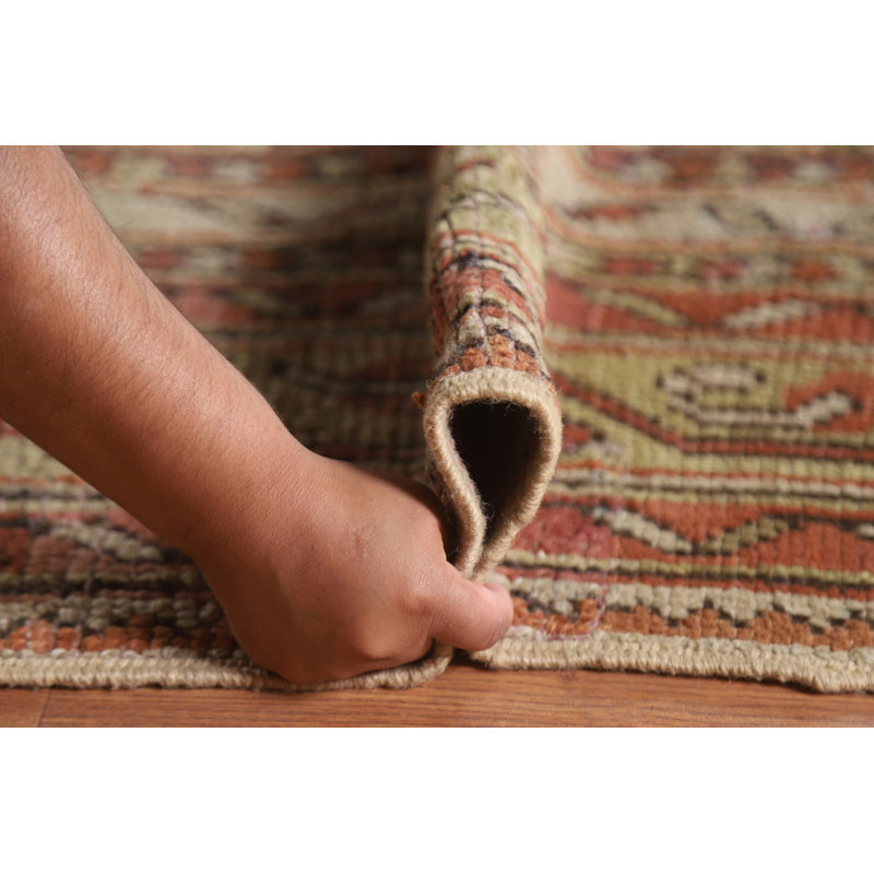 Tapis unique rouge / brun 12 pi 10 po x 16 pi Munich