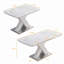 Table de salle à manger extensible carrée