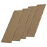 4pcs x 23.6" x 94" 3d Acoustic/ Soundproof Wood Slat Wall Paneling, American Oak Sound Absorbing Panel for Ceiling and Wall(4 Pack/ 61.63 sq.ft.)