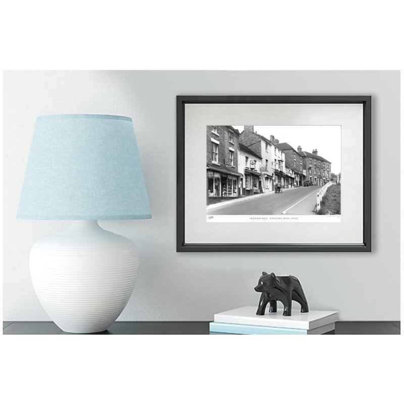 Ironbridge, Tontine Hill C1955 by Francis Frith - Single Picture Frame Print, 40cm H x 50cm W x 2.3cm D