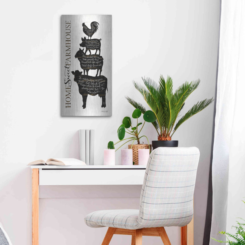 «Home Sweet Farmhouse» par Cindy Jacobs, H 24 po x l 12 po