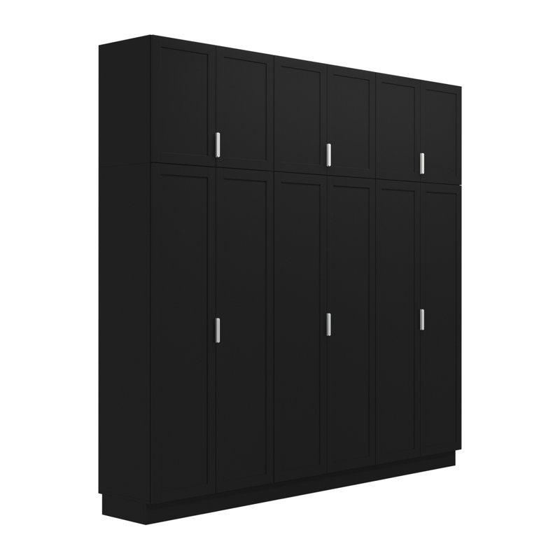 Armoire de rangement pour garage l 94,5 po x H 90,6 po