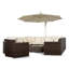 Yancey 5 Seater Rattan Corner Sofa Set