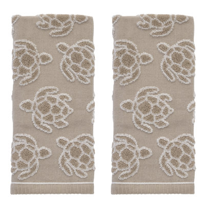 TURTLE SCULPTED JACQ HAND-TAUPE