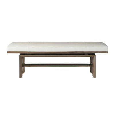 Solid Wood Shoe Bench Bedroom Bed Stool Leather Match Upholstered Bench