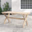 Harriet Rectangular Outdoor Dining Table , 160cm cm W 76.5cm cm D