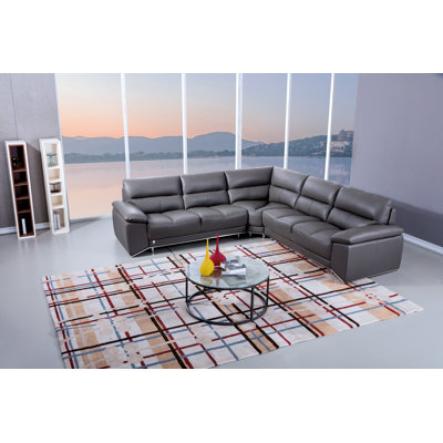 Anmoore Upholstered L-Shaped Sectional Symmetrical