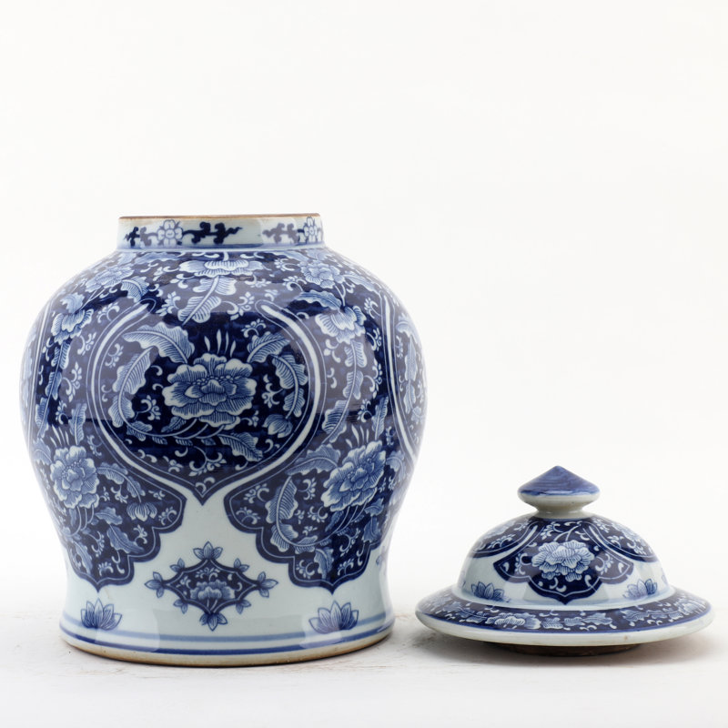 Handmade Porcelain China Ginger Jar