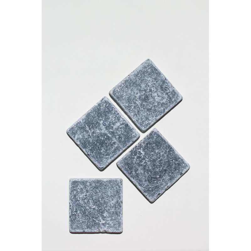Marble Coaster Set, Grey