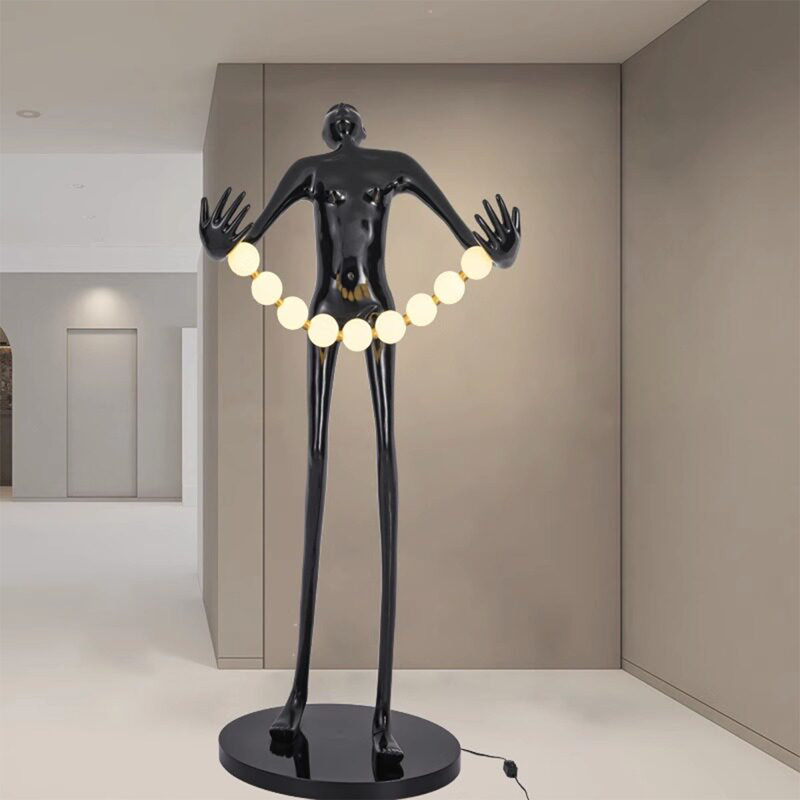 Lampe sur pied créative art moderne, 62.99"