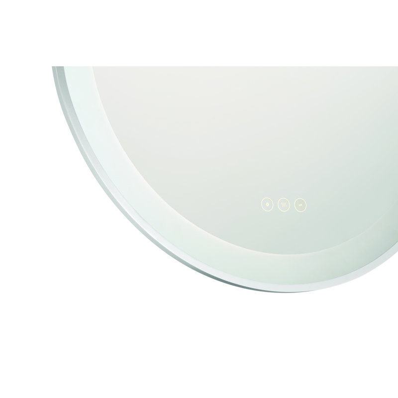 Miroir à DEL 36 po Sara, Argent