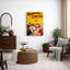 «Vintage Circus», affiche rétro, exposition de carnaval, impression sur toile encadrée-123387291-123387296