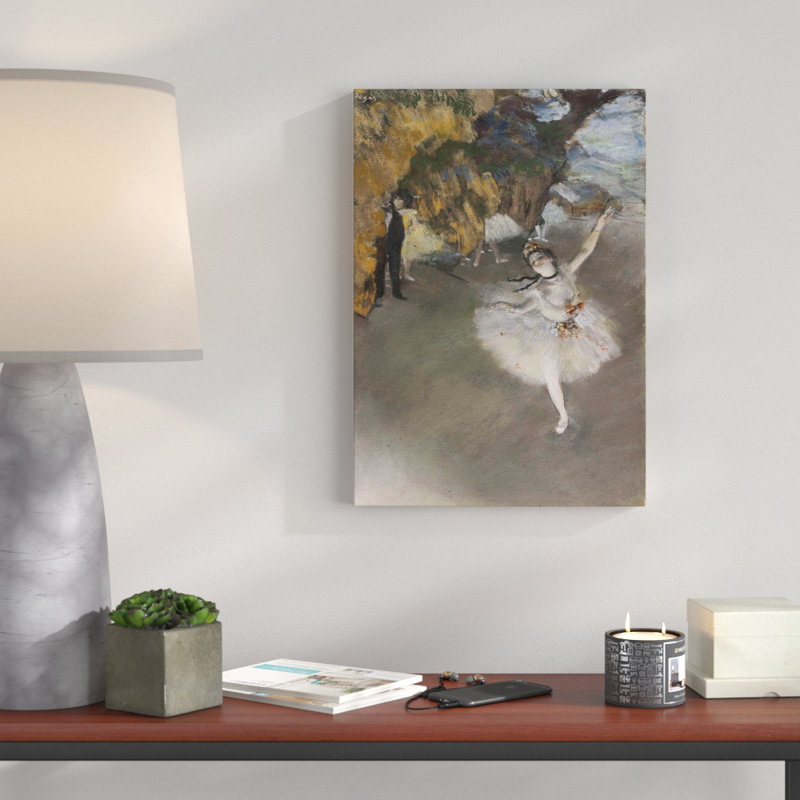 The Star Ballerina by Edgar Degas - Wrapped Canvas, 76cm H x 50cm W