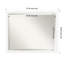 Miroir mural Oliver White-119562801-119562804