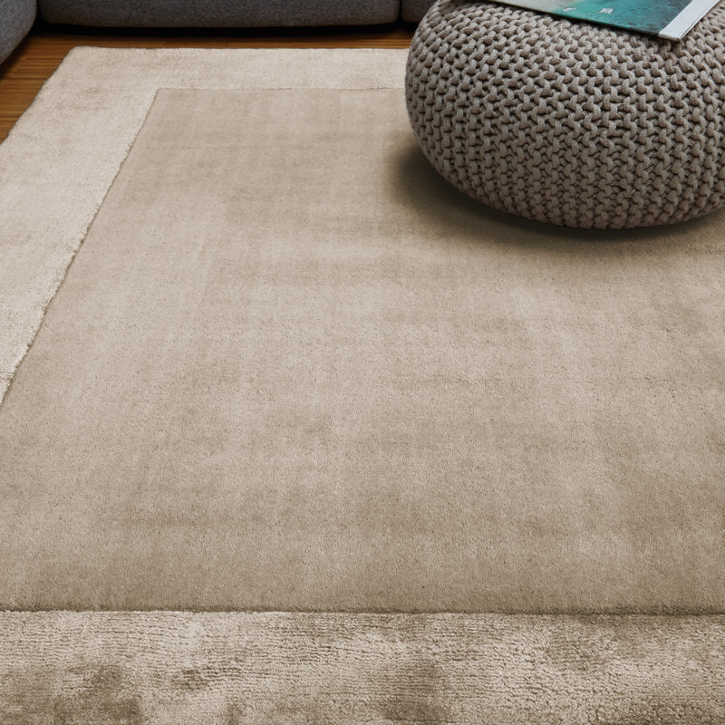 Gabriela Solid Colour Hand Woven Area Rug, Rectangle 80 x 150 cm
