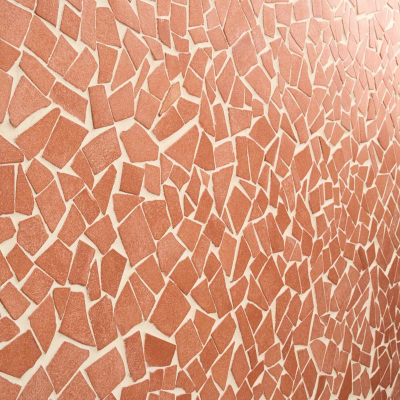 Terra Cortona 12x12 Stacked Matte Terracotta Mosaic Tile