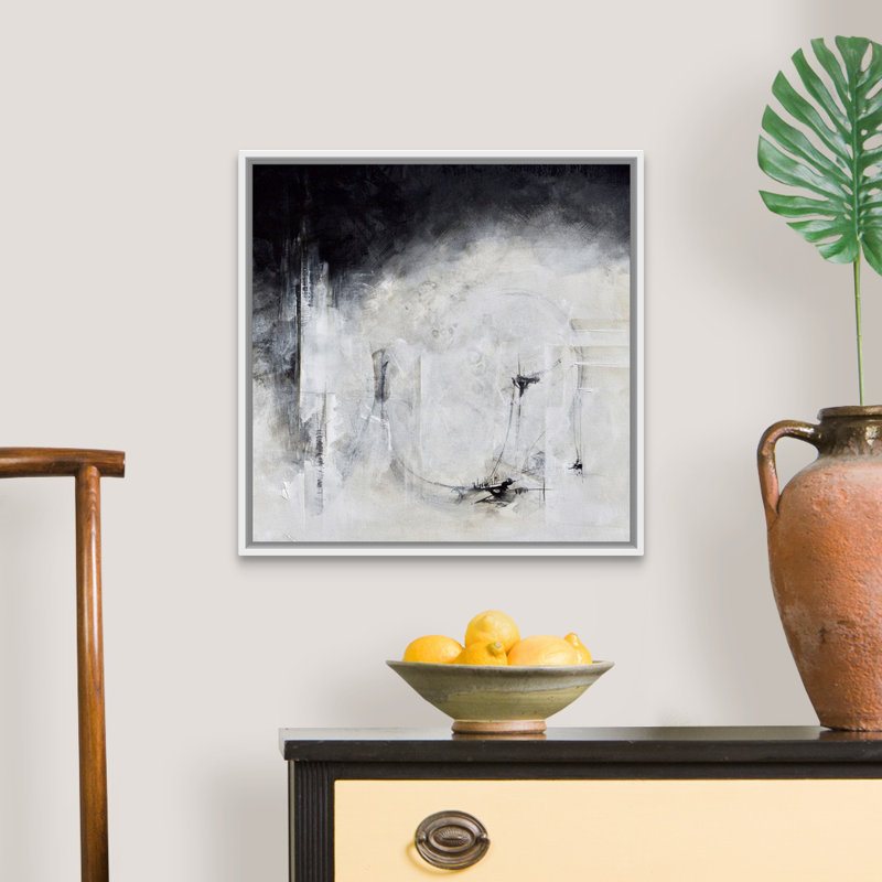" Solidarity " by Karen Hale, White Framed, 22" H x 22" W x 1.75" D