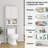 Behren 65.4'' H x 23.6'' W x 9.1'' D Freestanding over-the-Toilet Storage-22260430