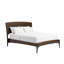 Zeva Queen Bed, Black Walnut-468100837