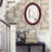 Borna Solid Wood Oval Mirror-1299011293