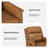 Electric Genuine Leather Power Recliner with Nailhead Trim and Built-in USB Port-84444146