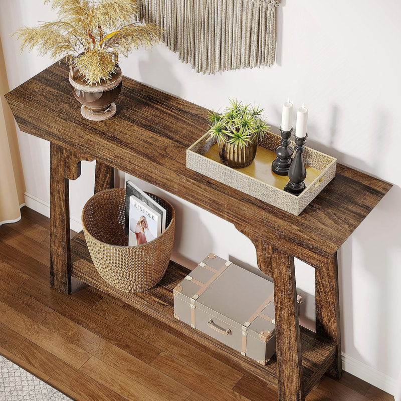2-Tier Hall Table,Entryway Table,Console Table